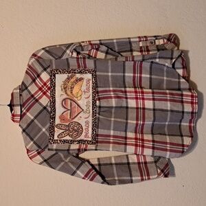 Upcycled Sonoma Flannel XS